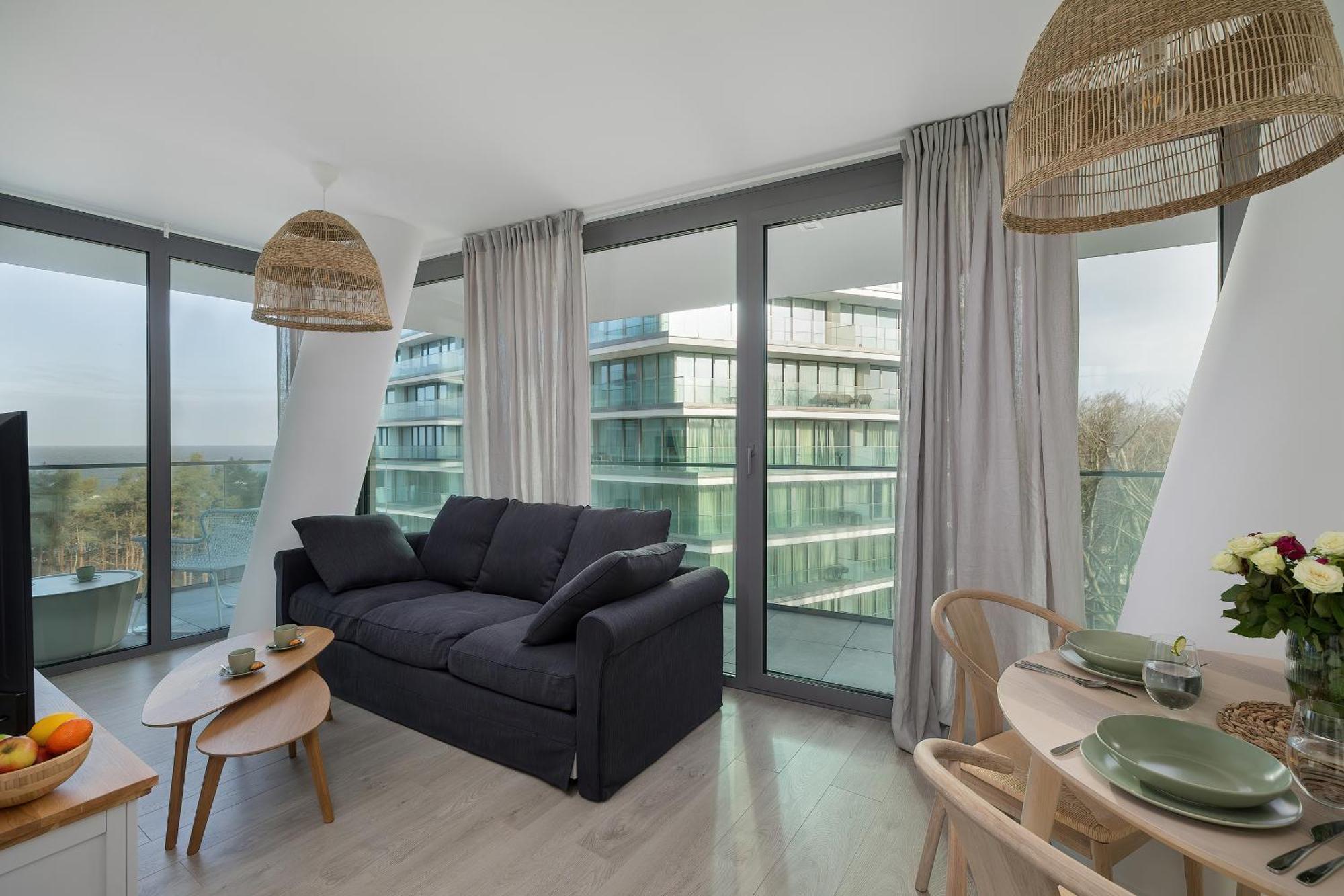Lux Sea Towers - Wellness Spa, Gym & Beach - Seaview By Rent Like Home Miedzyzdroje Eksteriør bilde