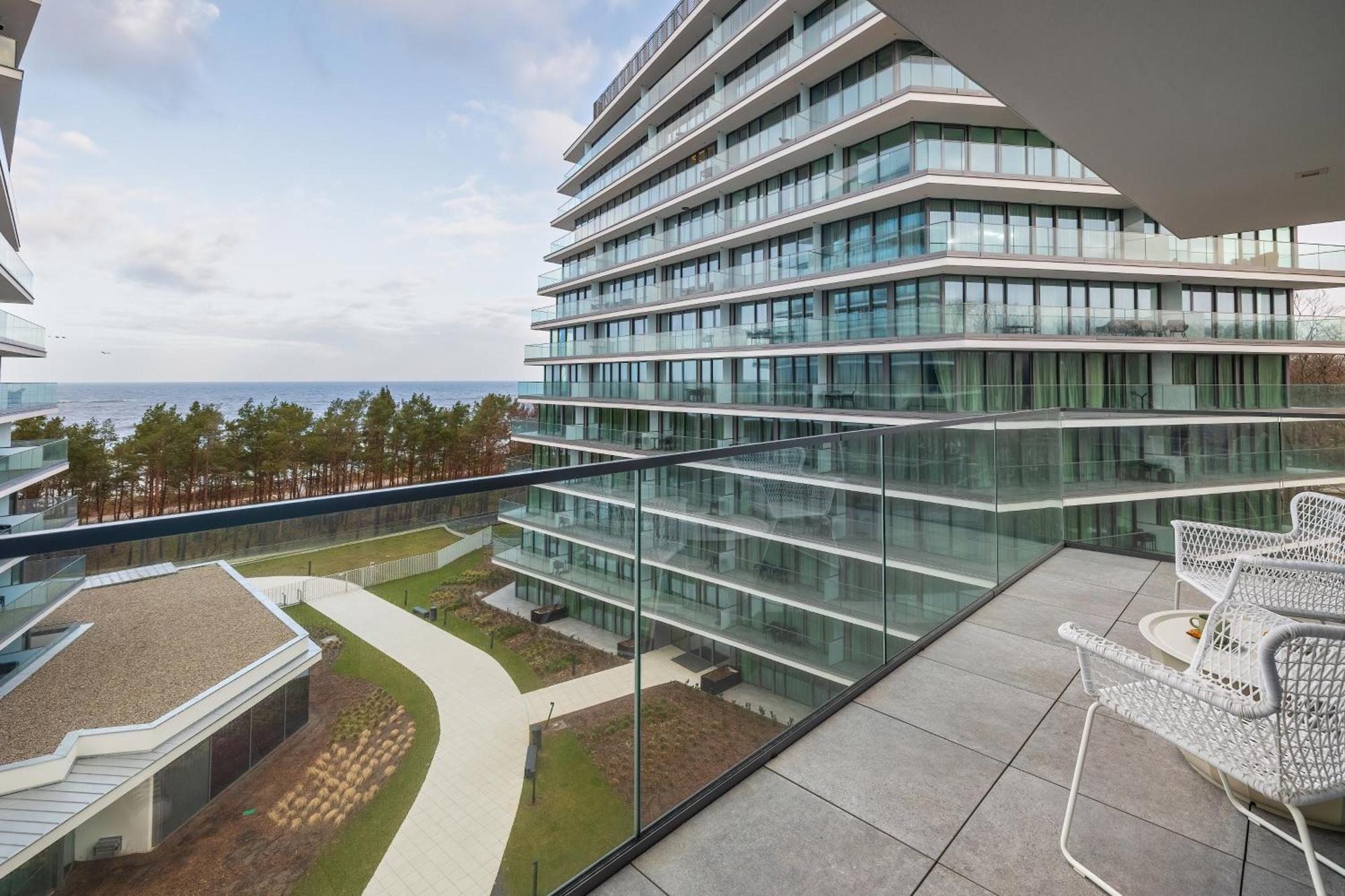 Lux Sea Towers - Wellness Spa, Gym & Beach - Seaview By Rent Like Home Miedzyzdroje Eksteriør bilde