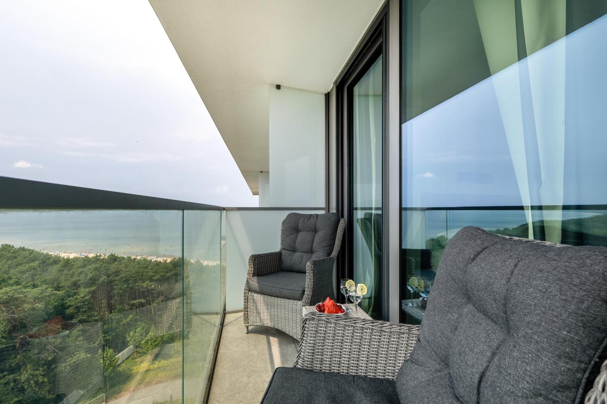 Lux Sea Towers - Wellness Spa, Gym & Beach - Seaview By Rent Like Home Miedzyzdroje Eksteriør bilde