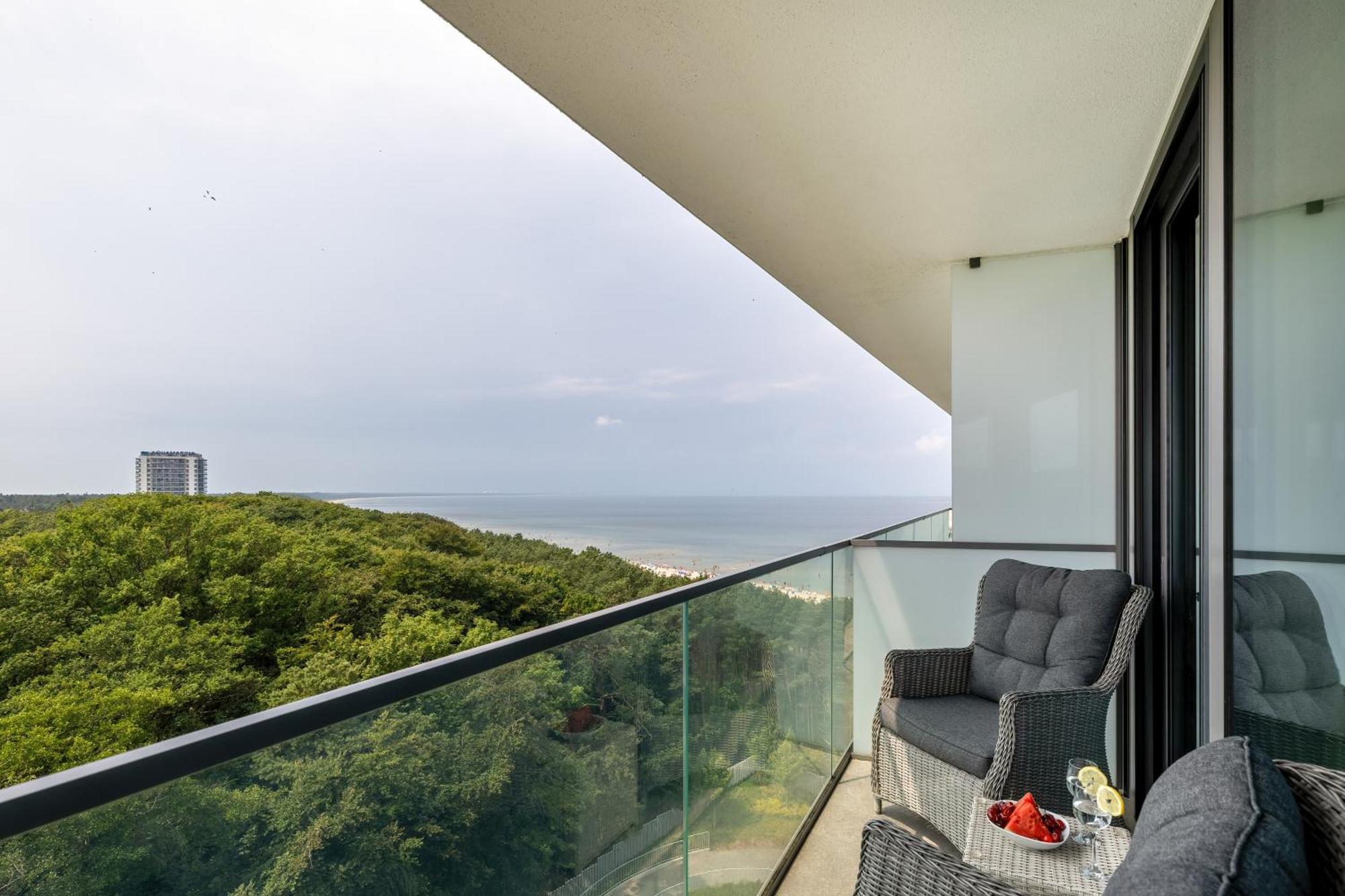 Lux Sea Towers - Wellness Spa, Gym & Beach - Seaview By Rent Like Home Miedzyzdroje Eksteriør bilde